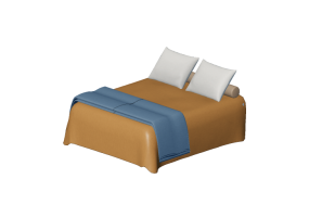 3D Betten und Nachttische - Doppelbett - Artzzi - Minos