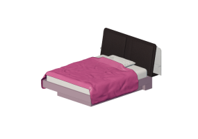 Beds and Side Cabinets 3D - Kingsize bed - Artzzi - Luxor