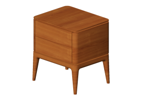 Camas 3D - Mesa de cabeceira de madeira - Artzzi - Thae