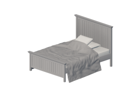 3D Betten und Nachttische - Einzelbett - Artzzi - Unique
