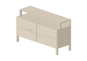 3D Schr&auml;nke und Kommoden - Holzschrank - Artzzi - Mudo emporio