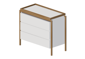Armoires 3D - Commode en bois - Artzzi - Gate