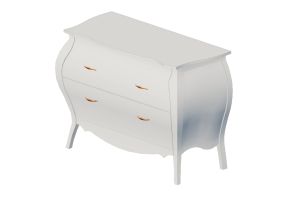 Armoires 3D - Commode en bois laqu&eacute; - Artzzi - Richesse