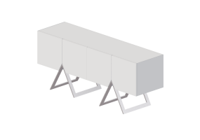 Mobili 3D - Mobile in legno - Artzzi - 2V