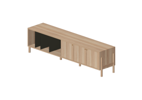 3D Furniture - Wooden Buffet - Artzzi - Bonfirm
