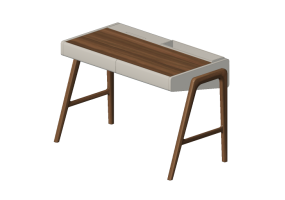 Muebles 3D - Escritorio de madera - Artzzi - Troy