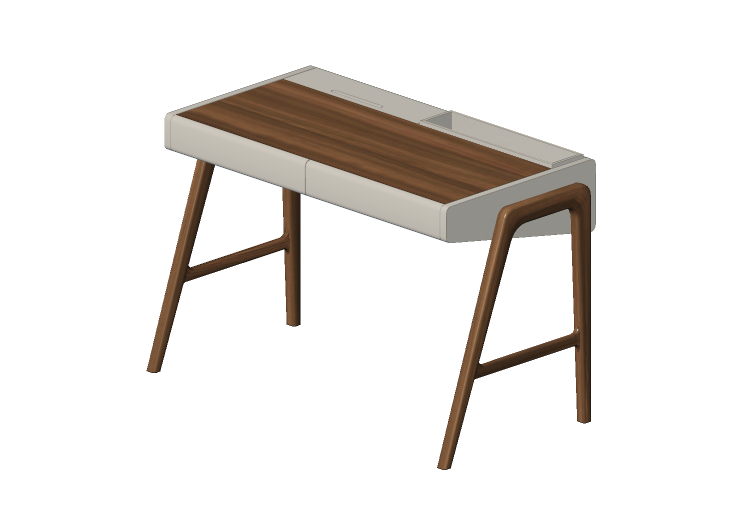Mobili 3D - Scrivania in legno - Artzzi - Troy - ARTZZI Mobili 3D - Scrivania in legno - Artzzi - Troy - ARTZZI