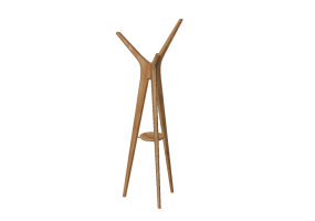 Accessoires 3D - Porte-manteaux en bois - Artzzi - Holg