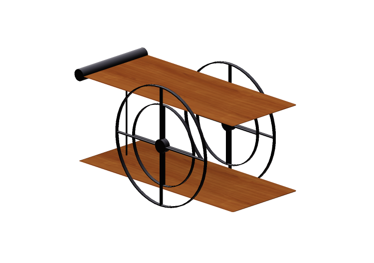 Accesorios 3D - Carrito bar de madera - Artzzi - ARTZZI Accesorios 3D - Carrito bar de madera - Artzzi - ARTZZI