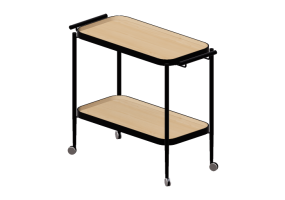 Accessori 3D - Carrello da bar in metallo - Artzzi - Brunelli