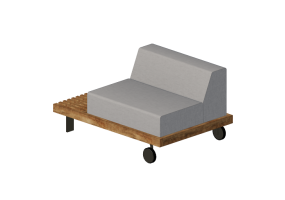 Sillas y Poltronas 3D - Sill&oacute;n para exteriores de tela - Artzzi - Ripas
