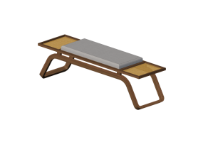 3D Sitzb&auml;nke - Holzbank - Artzzi - Aura