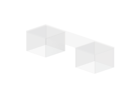Banc 3D - Banc en verre - Artzzi - Pixels