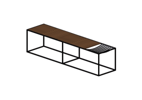 Panche 3D - Panca in legno - Artzzi - Lapinha