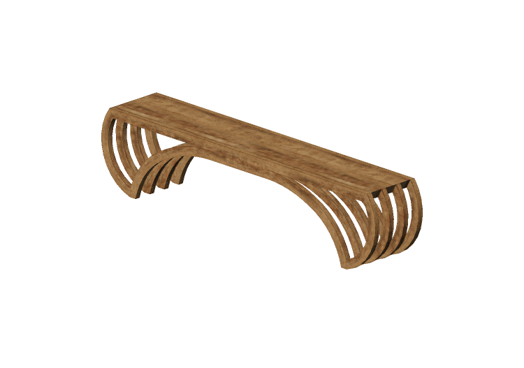 3D Sitzbänke - Holzbank - Artzzi - Onda - ARTZZI 3D Sitzbänke - Holzbank - Artzzi - Onda - ARTZZI