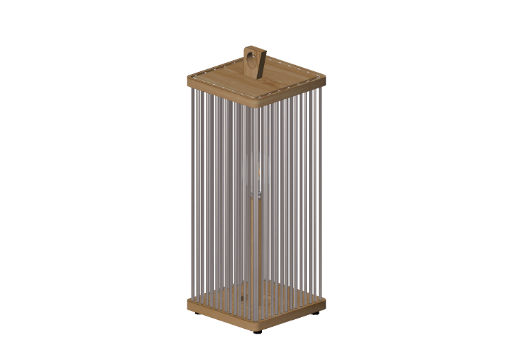 Lampada da terra 3D - Lampada in legno - Artzzi - Parma -... Lampada da terra 3D - Lampada in legno - Artzzi - Parma -...