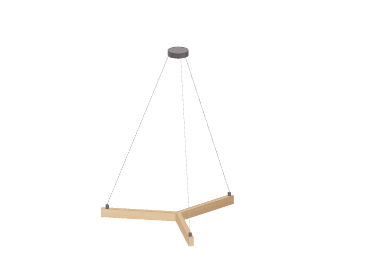 Lampada a sospensione 3D - Lampada pendente in legno -... Lampada a sospensione 3D - Lampada pendente in legno -...