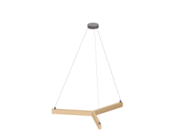 3D Schwebende Lampe - Pendellampe aus Holz - Avant Lux - Kavas TNG