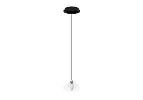 Lampada a sospensione 3D - Lampada pendente in cristallo - Avant Lux - Smoke