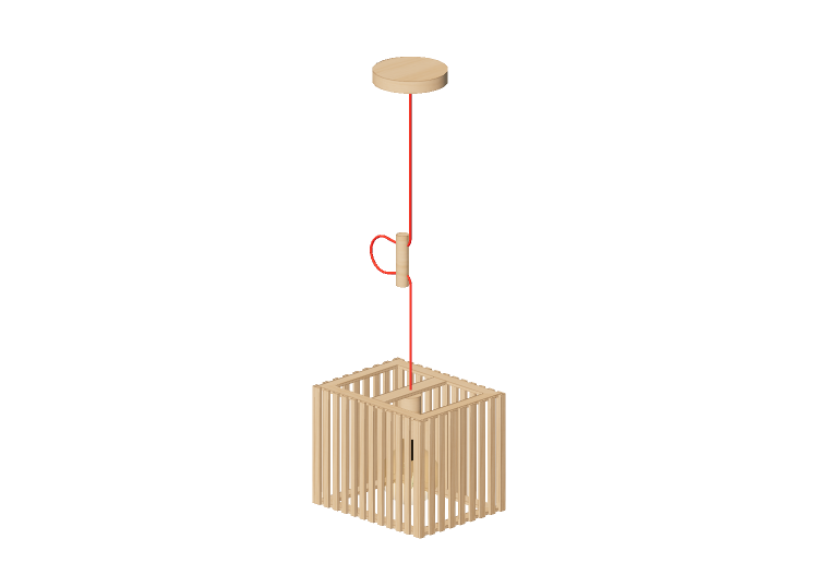 3D Ceiling Lamp - Wooden Suspended lamp - Avant Lux - Oka -... 3D Ceiling Lamp - Wooden Suspended lamp - Avant Lux - Oka -...