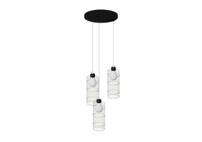 3D Ceiling Lamp - Plastic suspended lamp - Avant Lux - Primus Alba