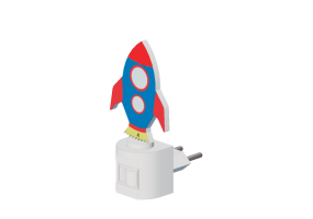 3D Wandlampe - Nachtlicht f&uuml;r Kinder - Avant Lux - Foguete