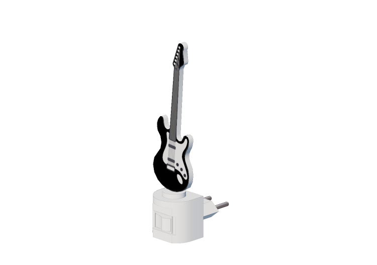 3D Wandlampe - Nachtlicht für Kinder - Avant Lux - Chitarra... 3D Wandlampe - Nachtlicht für Kinder - Avant Lux - Chitarra...