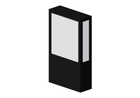 Lampada da parete 3D - Applique da esterno - Avant Lux - Cube