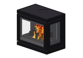 3D Kamine und Schornsteine - Holzkamin - Barbas Bellfires - Box Panorama