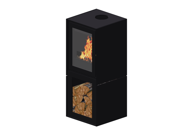 Chimneys and chimney pots 3D - Wood burning fireplace -... Chimneys and chimney pots 3D - Wood burning fireplace -...