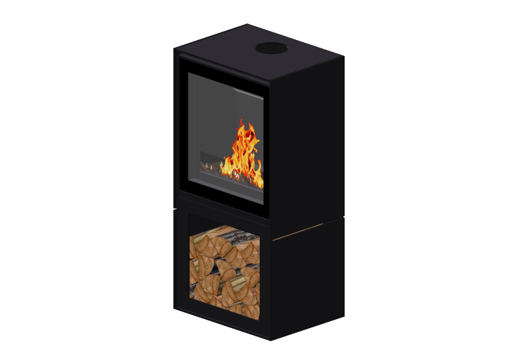 Camini 3D - Caminetto a legna - Barbas Bellfires - Box -... Camini 3D - Caminetto a legna - Barbas Bellfires - Box -...