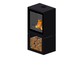3D Kamine und Schornsteine - Holzkamin - Barbas Bellfires - Box