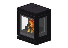 3D Kamine und Schornsteine - Holzkamin - Barbas Bellfires - Box Panorama