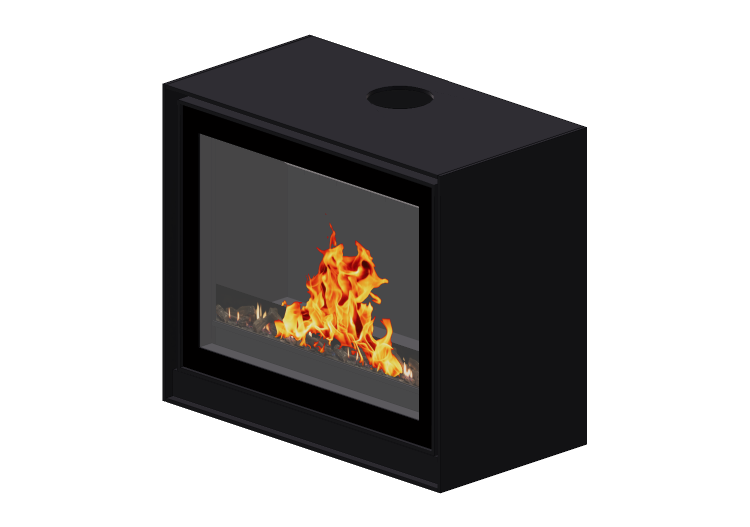 Chimneys and chimney pots 3D - Wood burning fireplace -... Chimneys and chimney pots 3D - Wood burning fireplace -...
