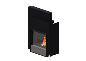 Chimeneas y Ductos 3D - Chimenea de le&ntilde;a - Barbas Bellfires - Evolux