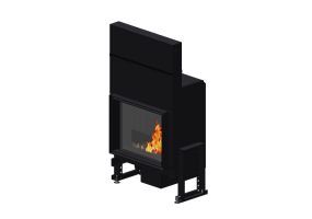 Chimeneas y Ductos 3D - Chimenea de le&ntilde;a - Barbas Bellfires - Evolux