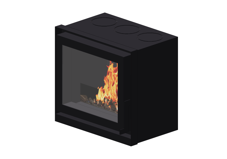 Chimneys and chimney pots 3D - Wood burning fireplace -... Chimneys and chimney pots 3D - Wood burning fireplace -...
