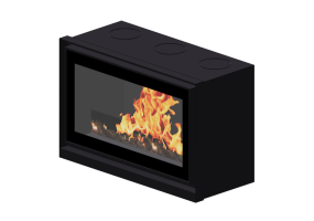 Chimeneas y Ductos 3D - Chimenea de le&ntilde;a - Barbas Bellfires - Unilux