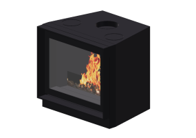 3D Kamine und Schornsteine - Holzkamin - Barbas Bellfires - Universal