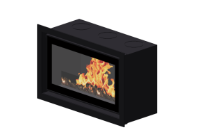 Chimeneas y Ductos 3D - Chimenea de le&ntilde;a - Barbas Bellfires - Unilux