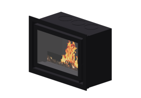 3D Kamine und Schornsteine - Holzkamin - Barbas Bellfires - Unilux