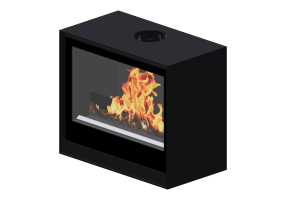 3D Kamine und Schornsteine - Gaskamin - Barbas Bellfires - Box