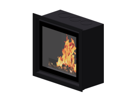 3D Kamine und Schornsteine - Holzkamin - Barbas Bellfires - Unilux