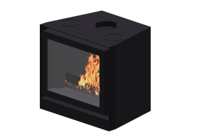 3D Kamine und Schornsteine - Holzkamin - Barbas Bellfires - Universal