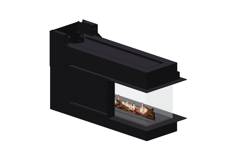 Chimeneas y Ductos 3D - Chimenea de gas - Barbas Bellfires... Chimeneas y Ductos 3D - Chimenea de gas - Barbas Bellfires...