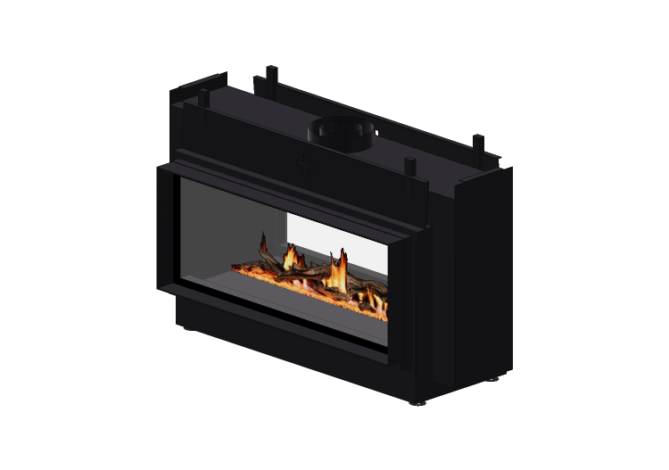 Camini 3D - Caminetto a gas - Barbas Bellfires - Horizon... Camini 3D - Caminetto a gas - Barbas Bellfires - Horizon...