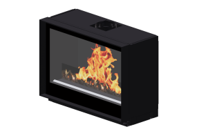 Chimeneas y Ductos 3D - Chimenea de gas - Barbas Bellfires - Smart Bell