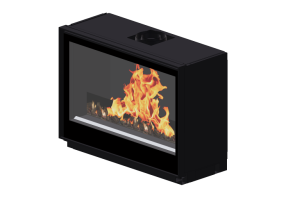 Foyers et Chemin&eacute;es 3D - Chemin&eacute;e &agrave; gaz - Barbas Bellfires - Smart Bell