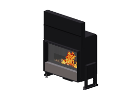 3D Kamine und Schornsteine - Holzkamin - Barbas Bellfires - Evolux