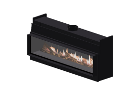 Chimeneas y Ductos 3D - Chimenea de gas - Barbas Bellfires - Horizon Bell XXL 3